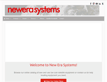 Tablet Screenshot of newerasystems.net